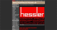 Desktop Screenshot of moebelhaus-hessler.de